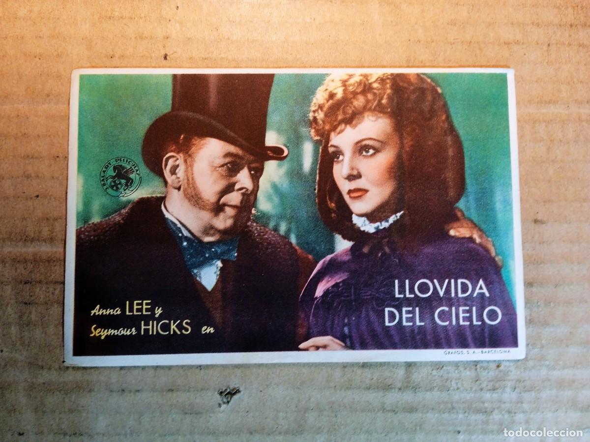 Kino: FOLLETO DE MANO CON PUBLICIDAD LLOVIDA DEL CIELO