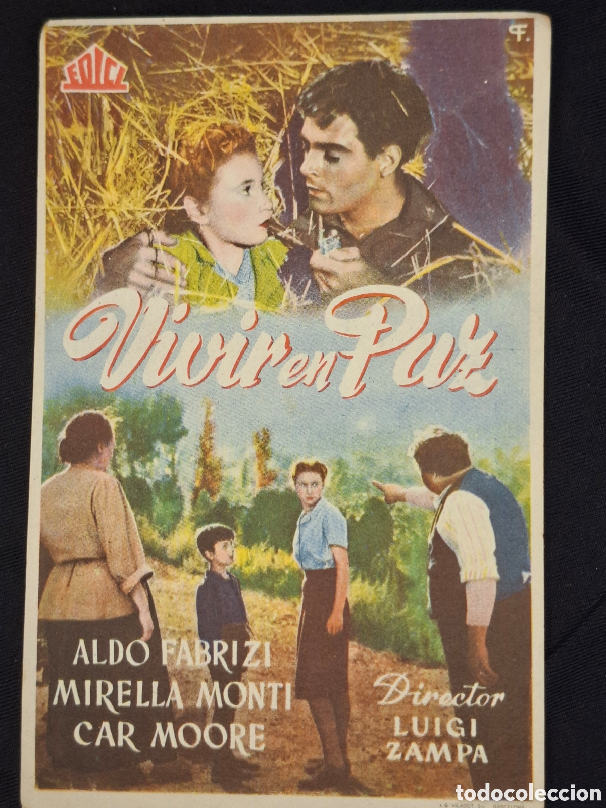 Cine: Folleto de mano: Vivir en paz / CITC1