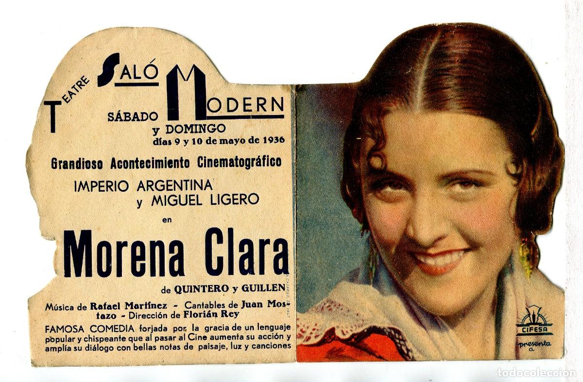 Cine: MORENA CLARA, con Imperio Argentina. - Foto 2