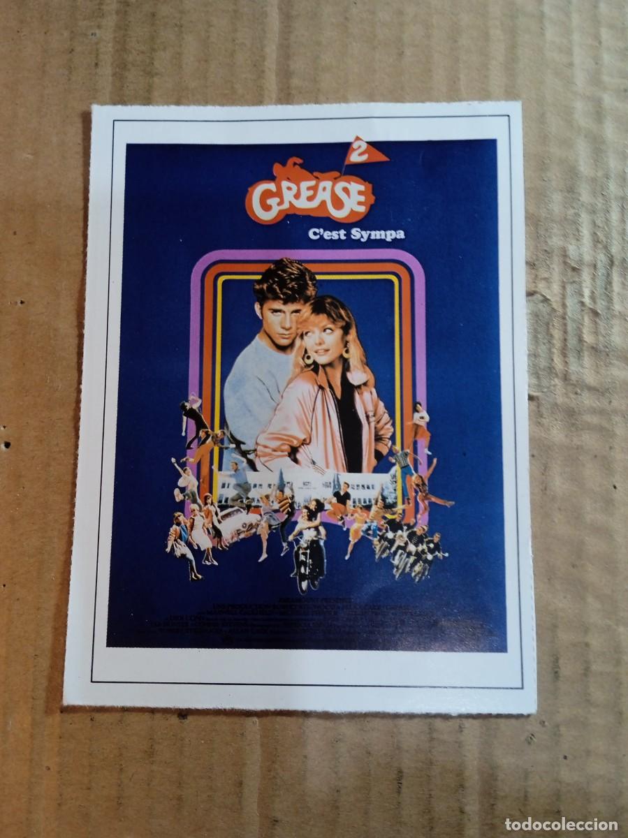 Cine: FOLLETO DE MANO CON PUBLICIDAD GREASE 2 (FACS&Iacute;MIL)