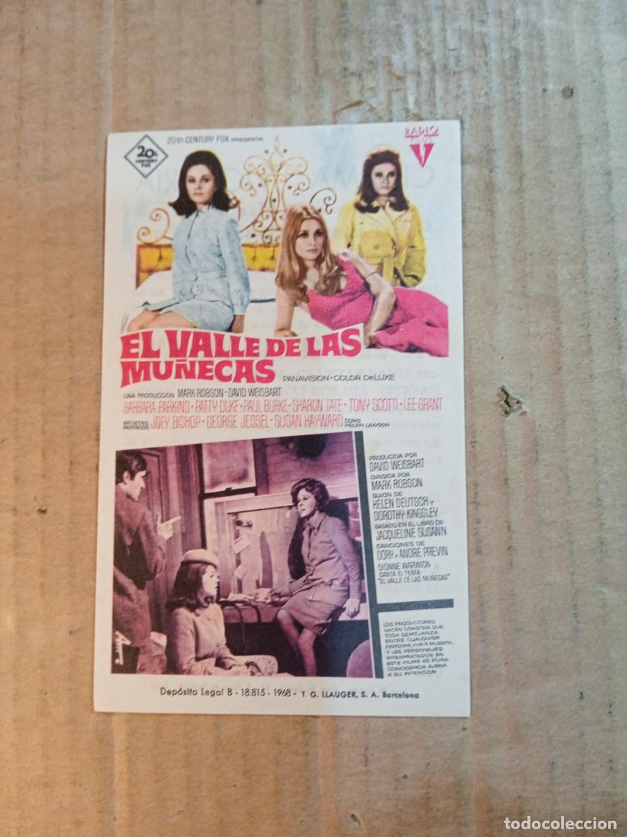Kino: FOLLETO DE MANO CON PUBLICIDAD EL VALLE DE LAS MU&Ntilde;ECAS