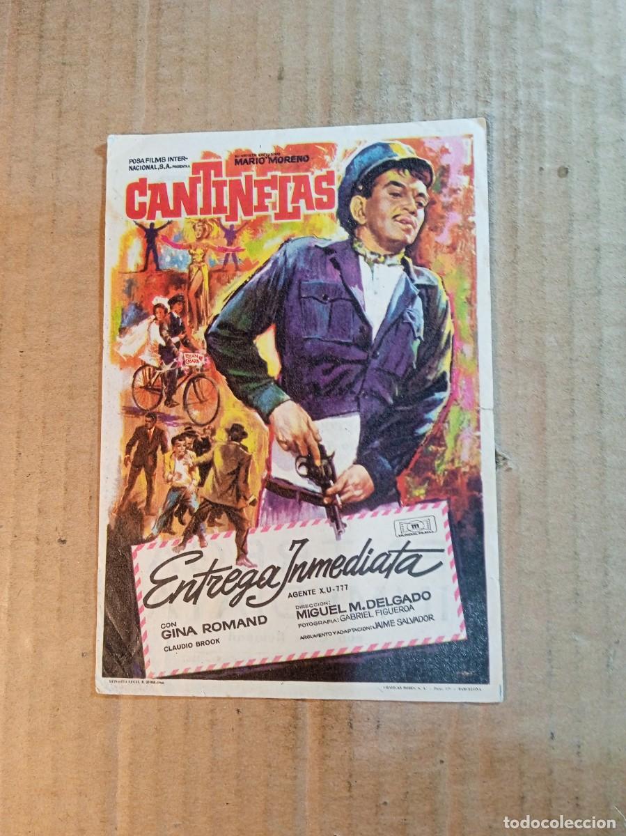 Cine: FOLLETO DE MANO CON PUBLICIDAD CANTINFLAS ENTREGA INMEDIATA