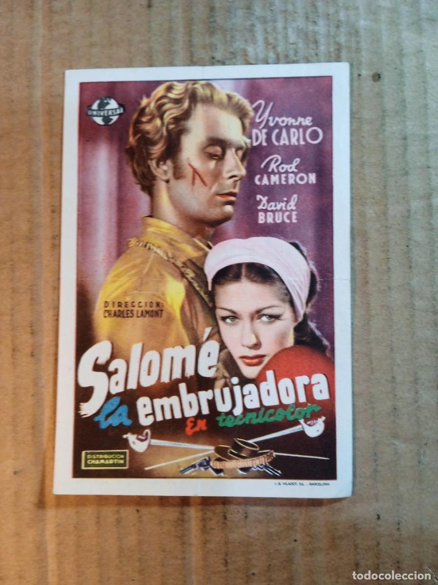 Kino: FOLLETO DE MANO CON PUBLICIDAD SALOME LA EMBRUJADORA
