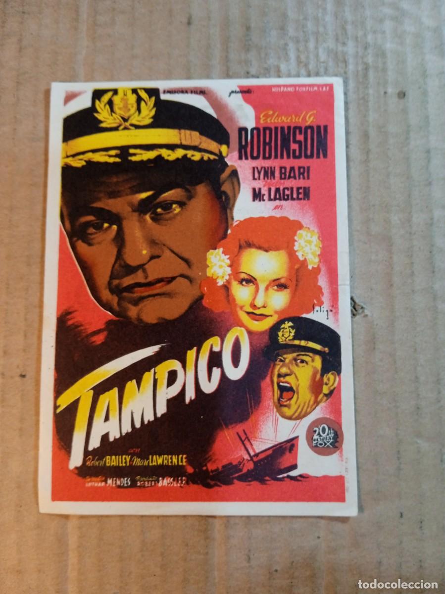  Foglietti di film di film antichi di cinema: FOLLETO DE MANO CON PUBLICIDAD TAMPICO