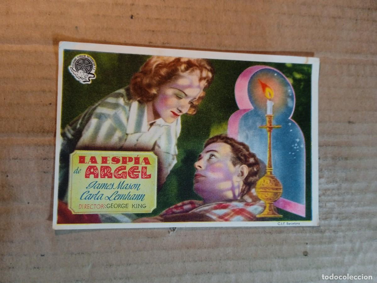 Cine: FOLLETO DE MANO CON PUBLICIDAD LA ESPIA DE ARGEL