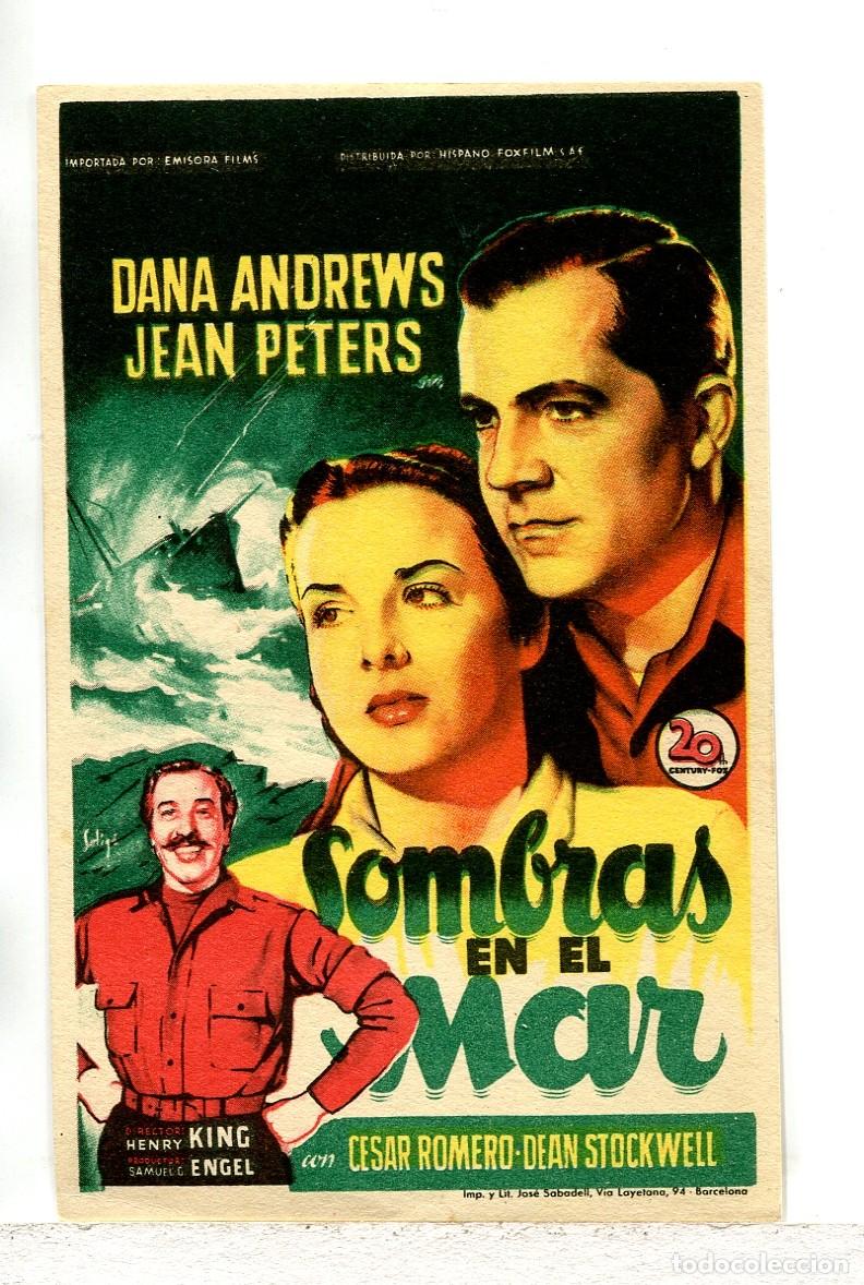 Cine: SOMBRAS EN EL MAR, con Dana Andrews. - Foto 1