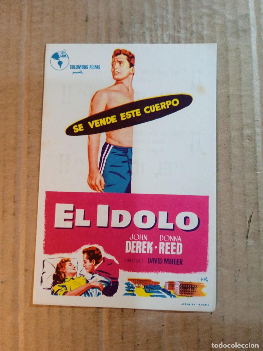  Flyers Publicitaires de films Anciens: FOLLETO DE MANO CON PUBLICIDAD EL &Iacute;DOLO