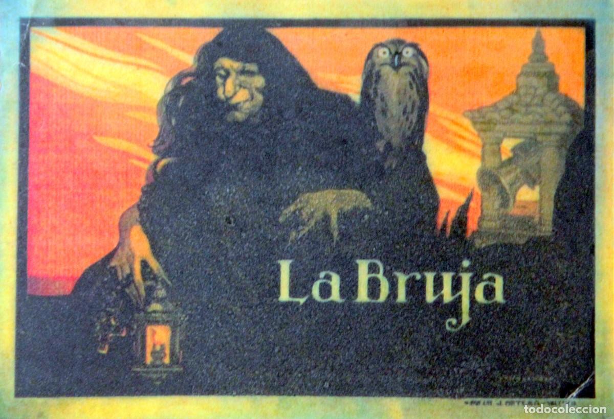  Flyers Publicitaires de films Anciens: LA BRUJA 1923 - MAXIMILIANO THOUS, JOS&Eacute; BENITEZ, etc. - FOLLETO DE MANO - 12 x 17,5 cm