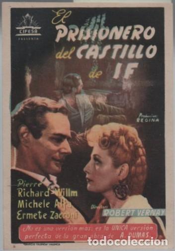 Cine: PROGRAMA DE CINE: EL PRISIONERO DEL CASTILLO DE IF PC-11837 - Foto 1