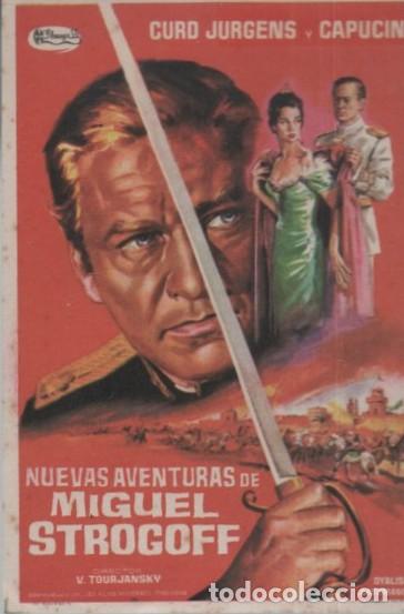 Cine: PROGRAMA DE CINE: NUEVAS AVENTURAS DE MIGUEL STROGOFF PC-11842 - Foto 1