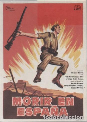 Cine: PROGRAMA DE CINE: MORIR EN ESPA&Ntilde;A PC-11844 - Foto 1