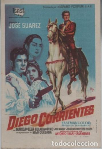 Cine: PROGRAMA DE CINE: DIEGO CORRIENTES PC-11845