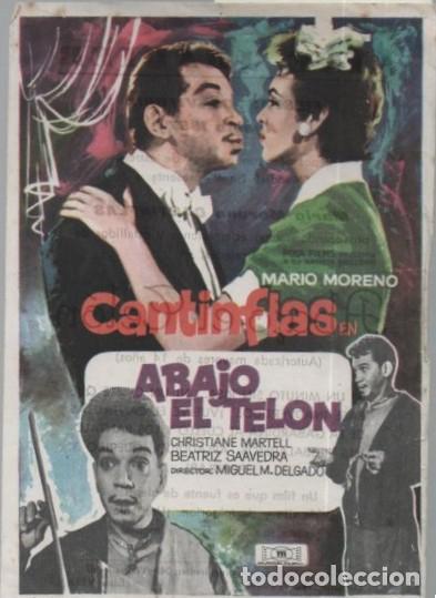 Foglietti di film di film antichi di cinema: PROGRAMA DE CINE: ABAJO EL TEL&Oacute;N PC-11856