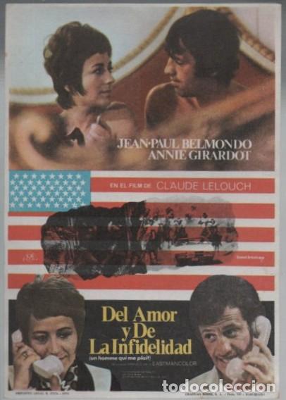 Foglietti di film di film antichi di cinema: PROGRAMA DE CINE: DEL AMOR Y DE LA INFIDELIDAD PC-11857
