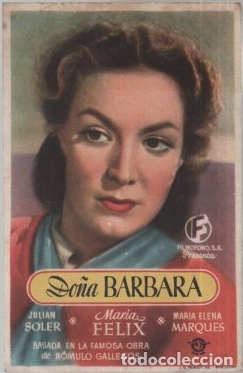 Cine: PROGRAMA DE CINE: DO&Ntilde;A BARBARA PC-11864 - Foto 1