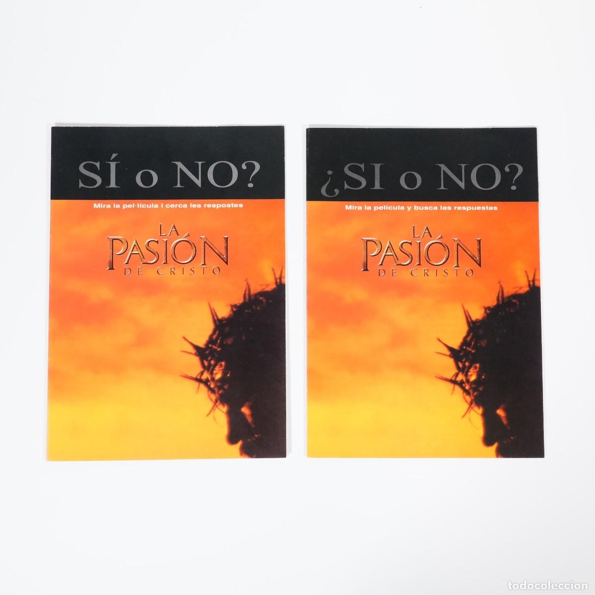  Foglietti di film di film antichi di cinema: LA PASION DE CRISTO - Dir. MEL GIBSON - JESUCRISTO - AURUM FILMS - EN CASTELLANO Y EN CATALAN