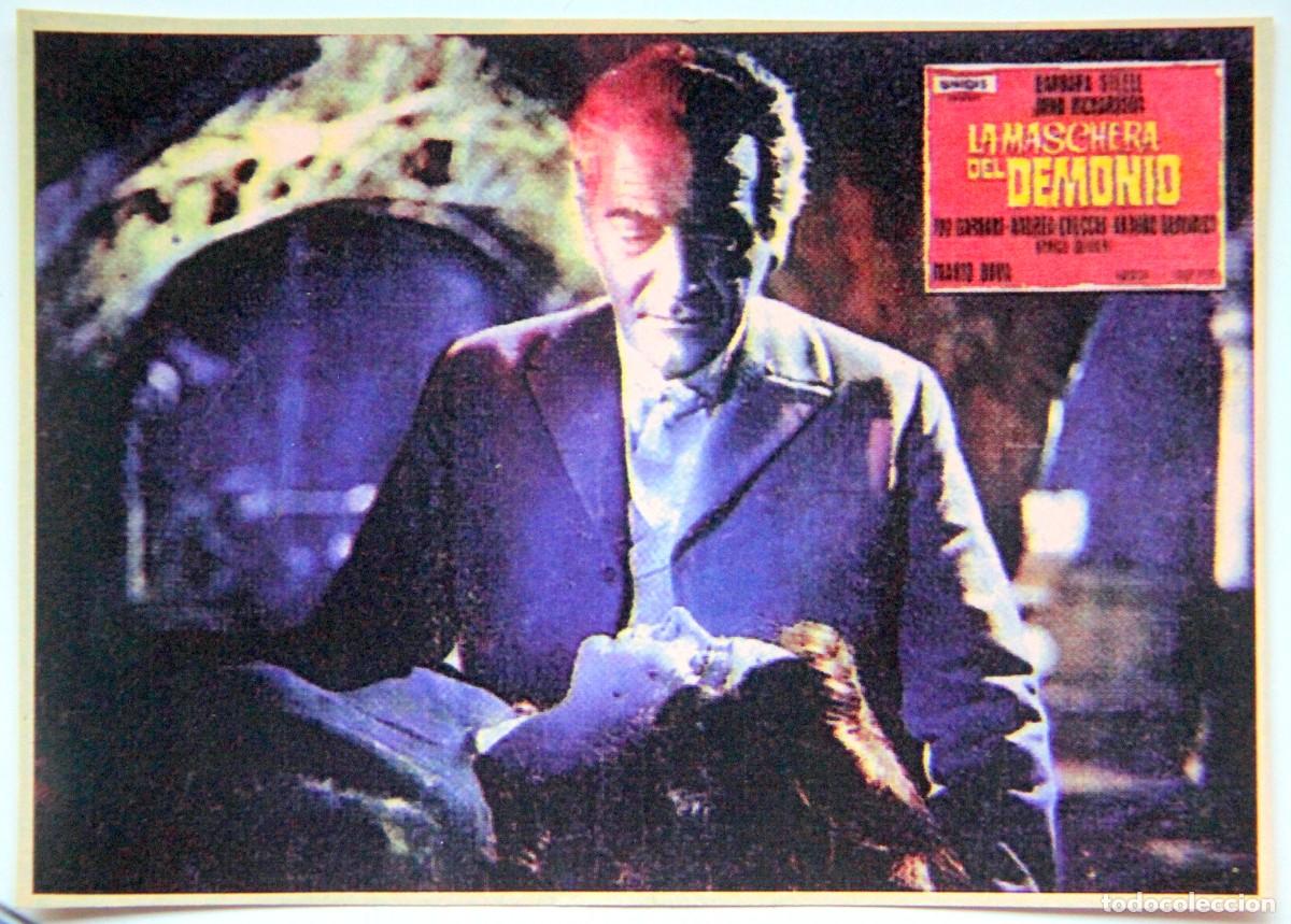 Folhetos de m&atilde;o de filmes antigos de cinema: LA MASCARA DEL DEMONIO - 10 x 16 cm