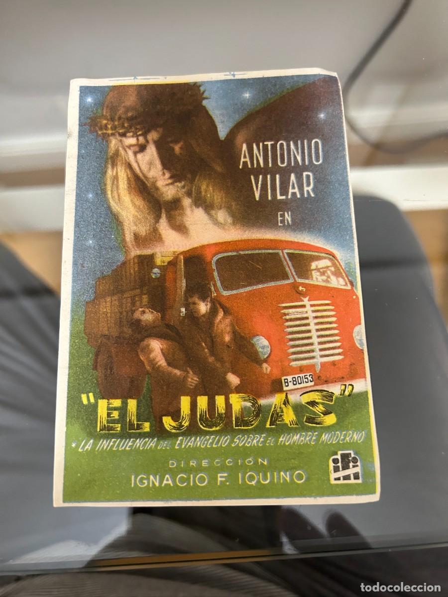  Foglietti di film di film antichi di cinema: &ordm;912 EL JUDAS GRAN TEATRO FALLA CADIZ CON PUBLICIDAD BUEN ESTADO