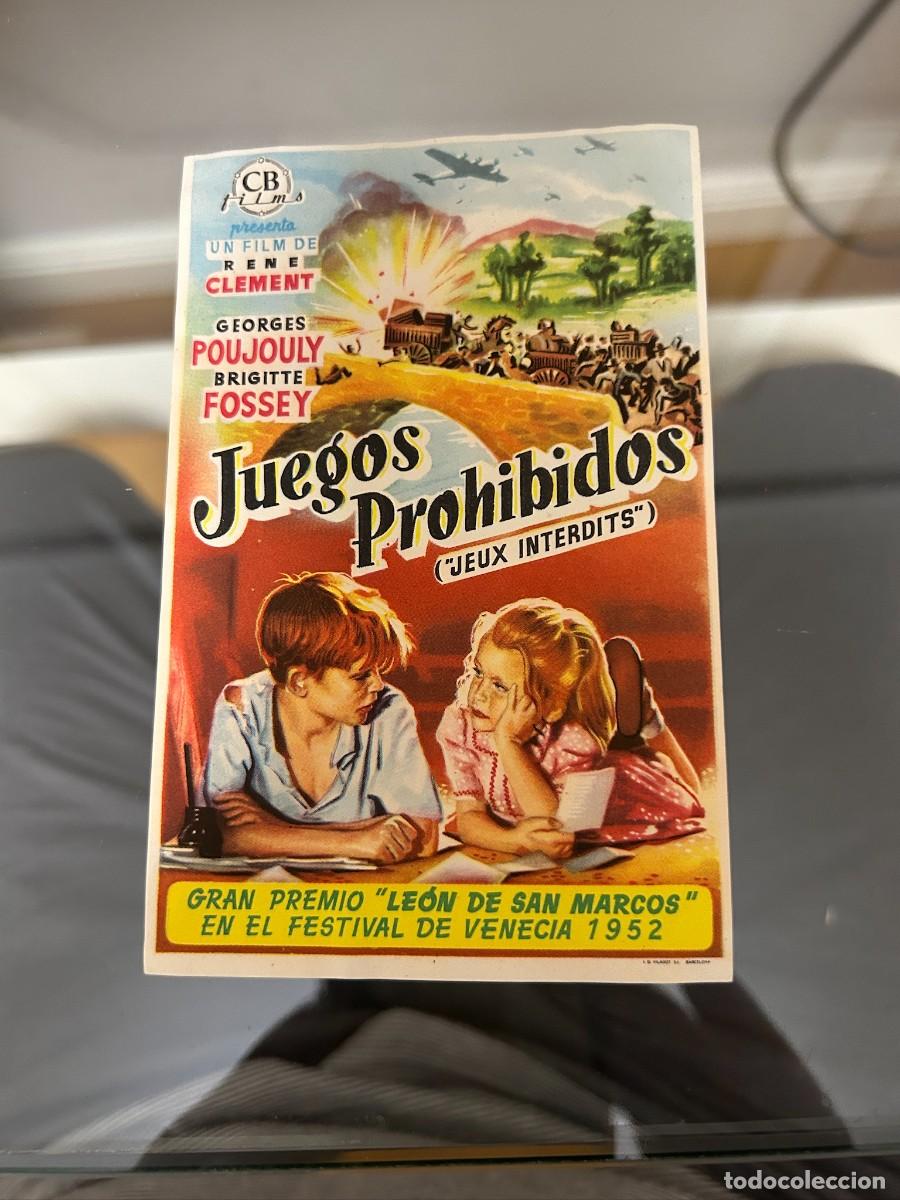 Cinema: &ordm;915 JUEGOS PROHIBIDOS SIN PUBLICIDAD BUEN ESTADO