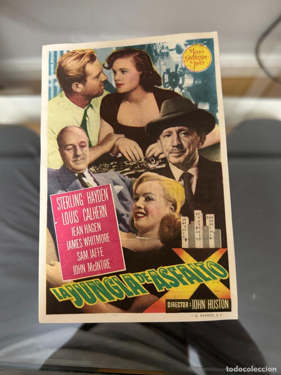 Cinema: &ordm;918 LA JUNGLA DE ASFALTO CINE DORADO ZARAGOZA CON PUBLICIDADBUEN ESTADO