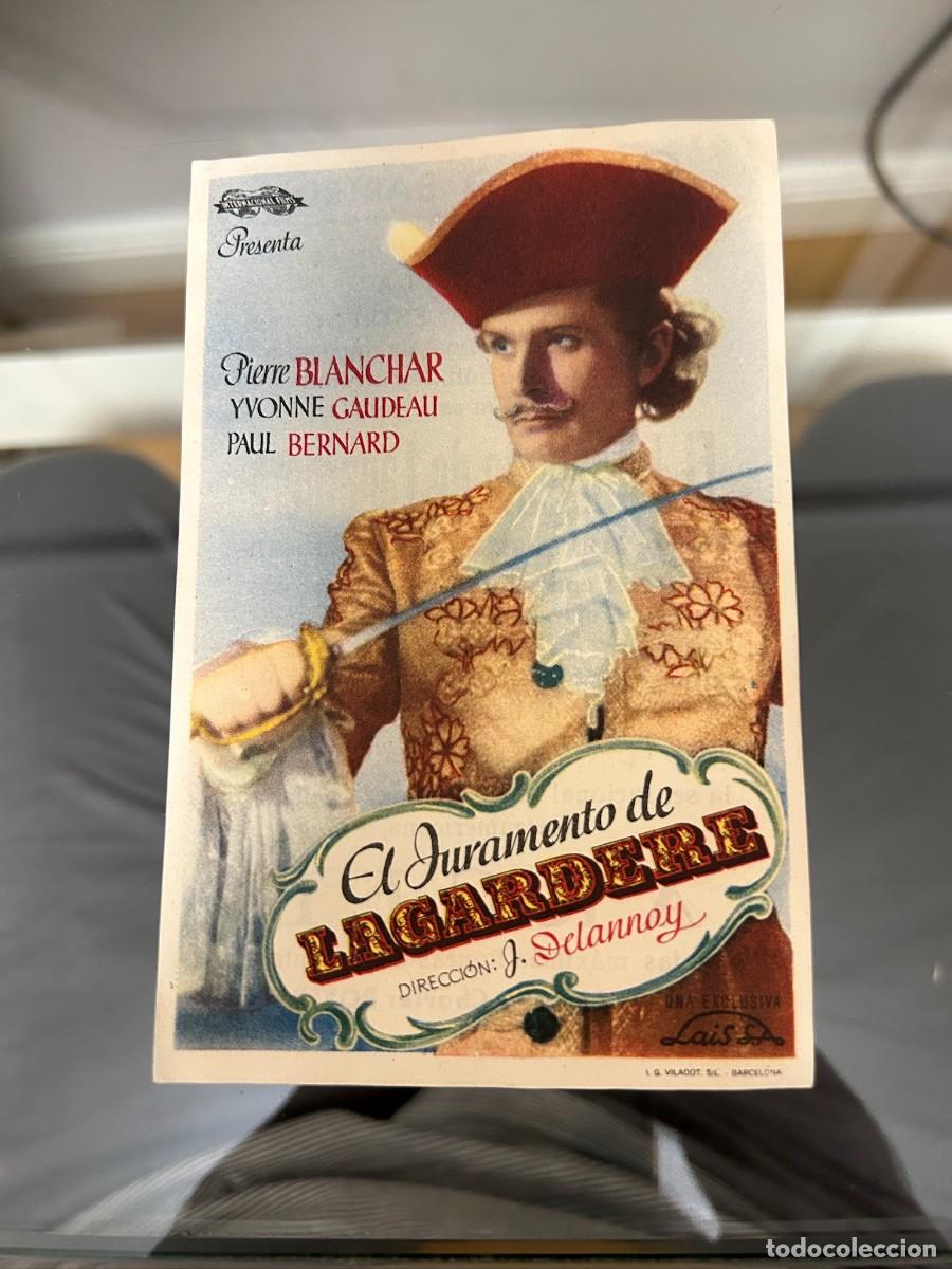 Cinema: &ordm;919 EL JURAMENTO DE LAGARDERE TEATRO BARTRINA REUS CON PUBLICIDAD BUEN ESTADO
