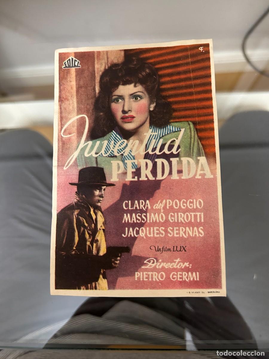 Cinema: &ordm;922 JUVENTUD PERDIDA CINEMA ALHAMBRA CON PUBLICIDAD BUEN ESTADO