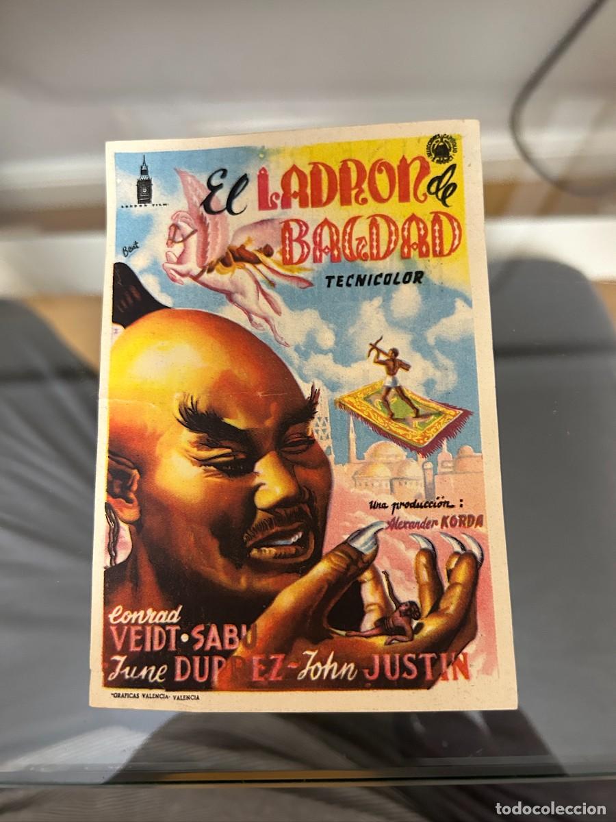 Cinema: &ordm;925 EL LADRON DE BAGDAD CINE ORPHEO LA CANONJA TARRAGONA CON PUBLICIDAD BUEN ESTADO