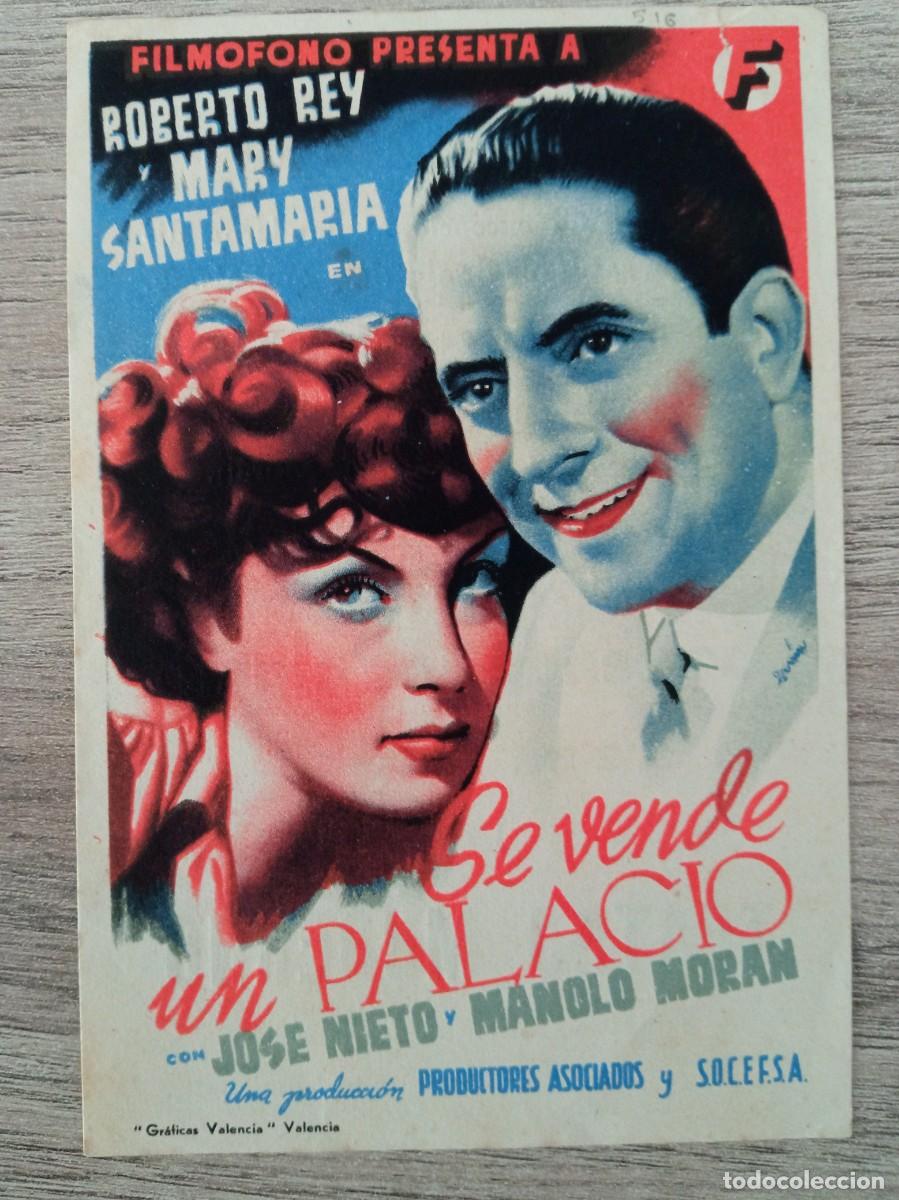 Cinema: SE VENDE UN PALACIO, ROBERTO REY, TEATRO MODERNO, LOGRO&Ntilde;O, LA RIOJA, 1944