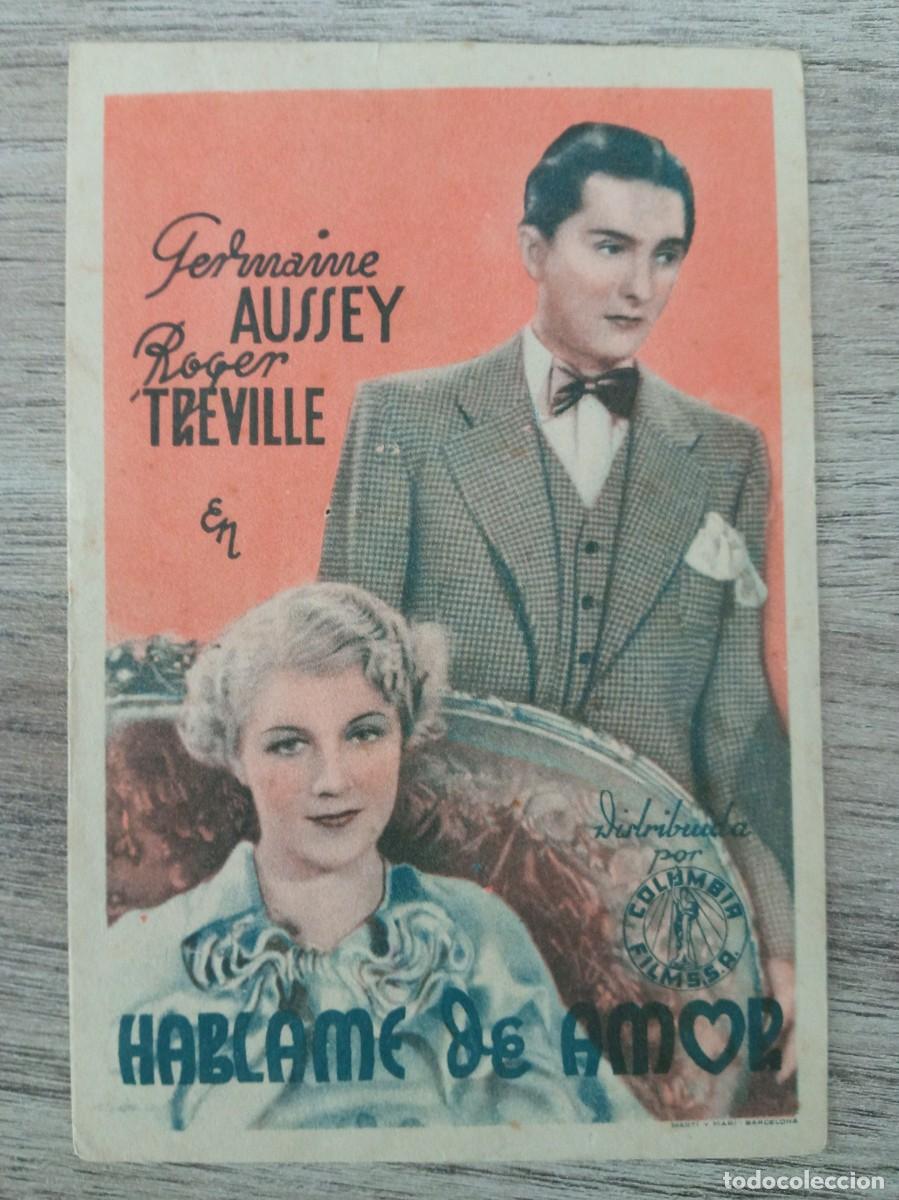 Cine: H&Aacute;BLAME DE AMOR, GERMAINE AUSSEY