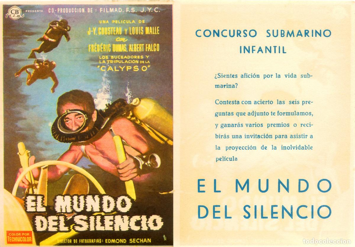 Cinema: FOLLETO DE MANO ORIGINAL EL MUNDO DEL SILENCIO