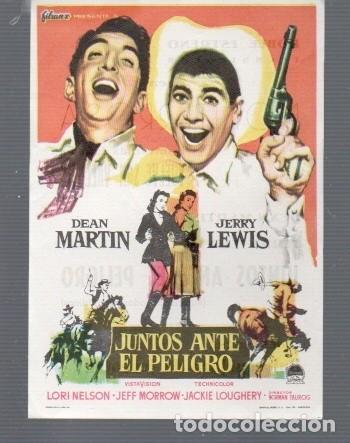 Cine: FOLLETO DE MANO TITULO JUNTOS ANTE EL PELIGRO CON DEAN MARTIN Y JERRY LEWIS SALA MONTERROSA