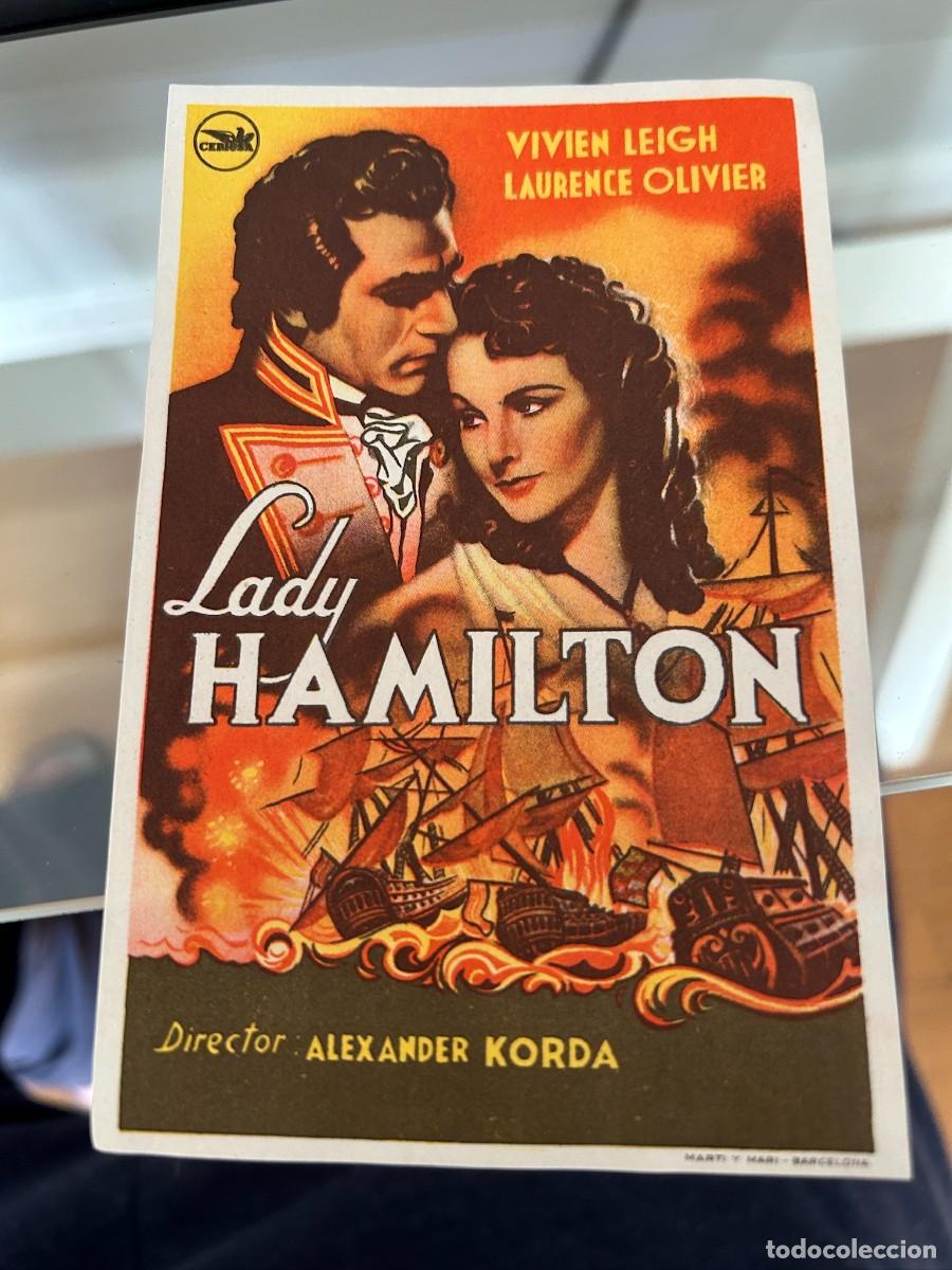 Cinema: &ordm;929 LADY HAMILTON SELLO GRANADA BUEN ESTADO