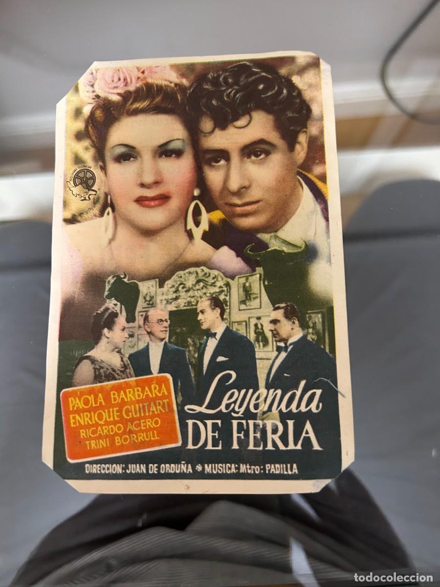 Cine: &ordm;942 LEYENDA DE FERIA CINEMA PROYECCIONES CIUDAD REAL CON PUBLICISDAD BUEN ESTADO