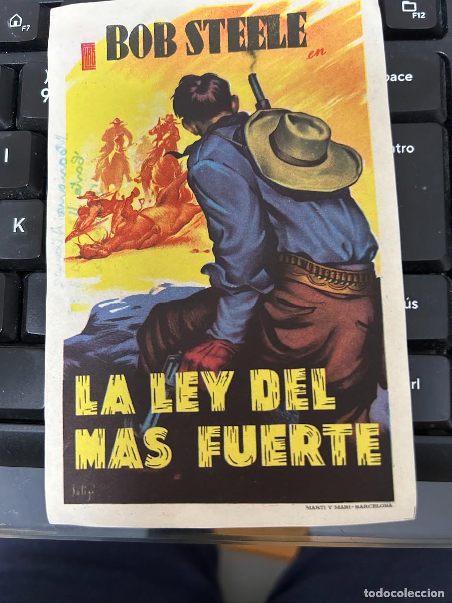 Folhetos de m&atilde;o de filmes antigos de cinema: &ordm;940 LA LEY DEL MAS FUERTE SIN PUBLICIDAD BUEN ESTADO