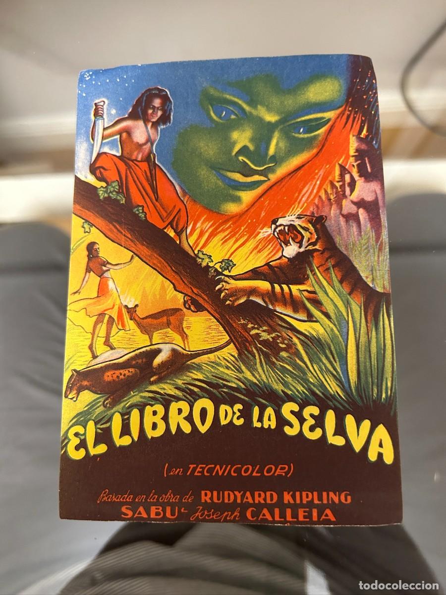 Foglietti di film di film antichi di cinema: &ordm;946 EL LIBRO DE LA SELVA SIN PUBLICIDAD BUEN EST6ADO