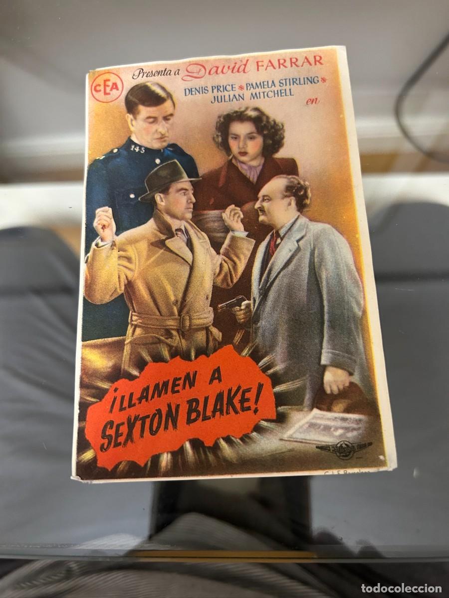 Cinema: &ordm;954 &iexcl;LLAMEN A SEXTON BLAKE! SIN PUBLICIDAD BUEN ESTADO