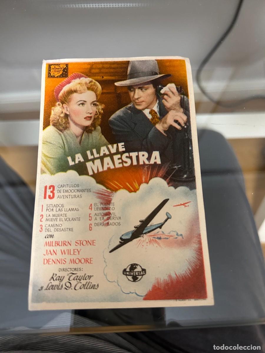 Folhetos de m&atilde;o de filmes antigos de cinema: &ordm;956 LA LLAVE MAESTRA SIN PUBLICIDAD BUEN ESTADO