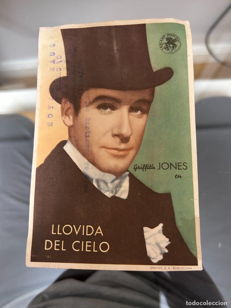  Foglietti di film di film antichi di cinema: &ordm;958 LLOVIDA DEL CIELO SELLO REQUENA VALENCIA BUEN ESTADO