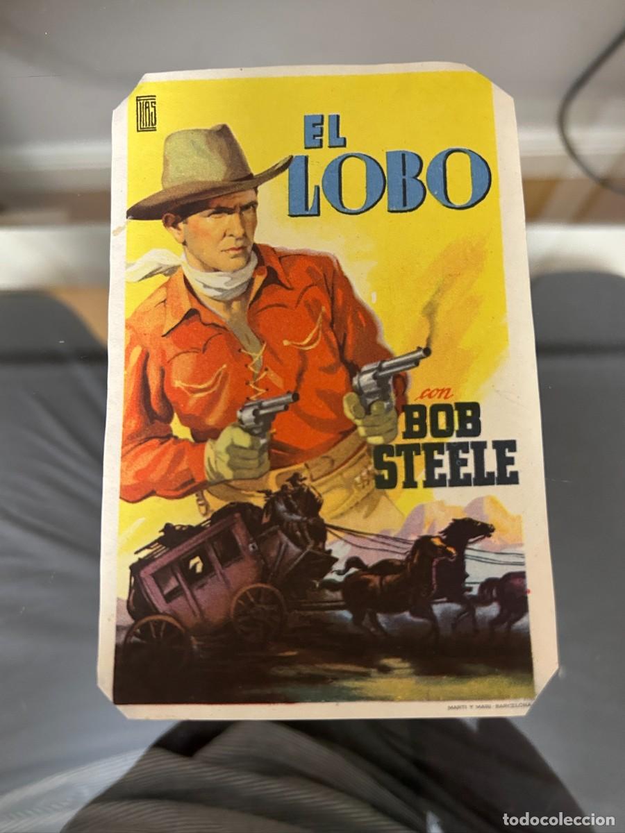 Folhetos de m&atilde;o de filmes antigos de cinema: &ordm;961 EL LOBO SIN PUBLICIDAD CORRECTO