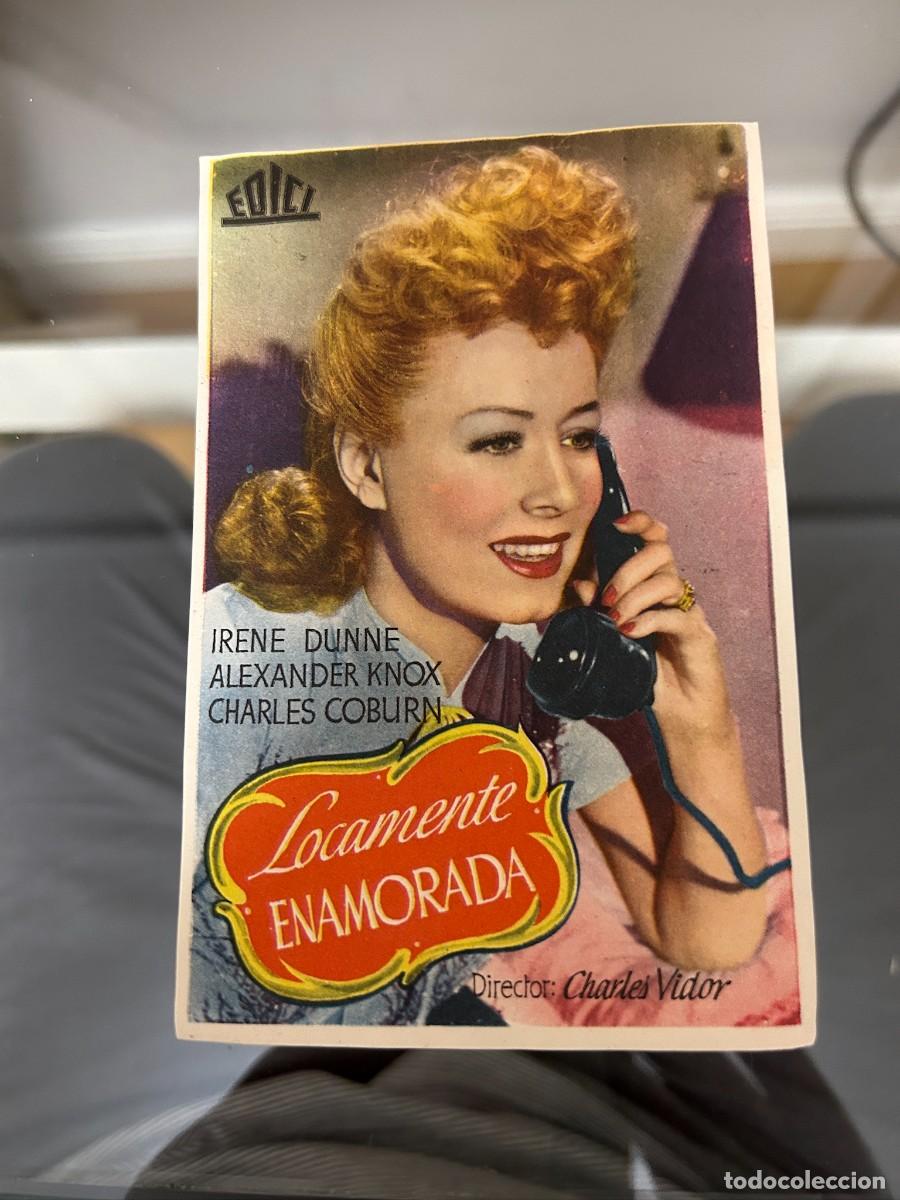 Folhetos de m&atilde;o de filmes antigos de cinema: &ordm;963 LOCAMENTE ENAMORADA SIN PUBLICIDAD BUEN ESTADO