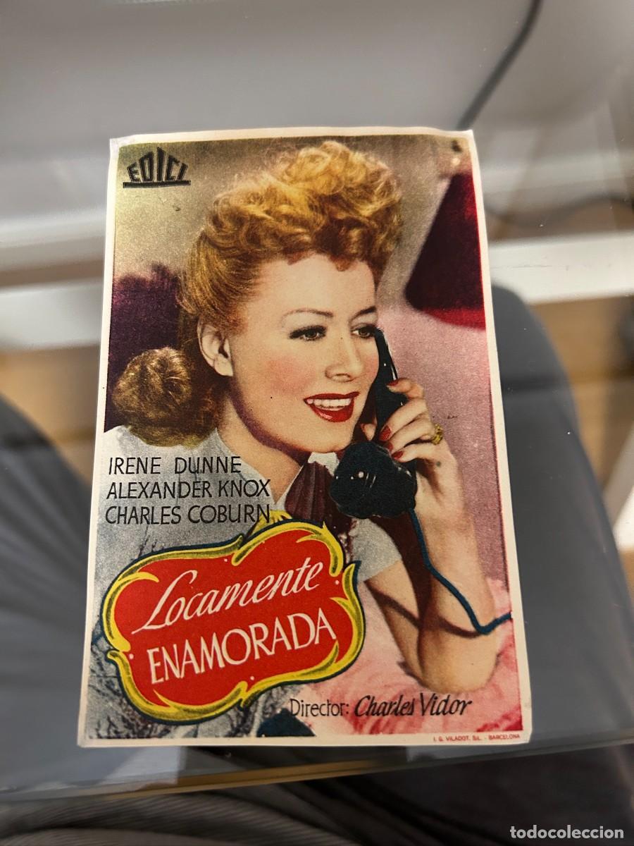 Folhetos de m&atilde;o de filmes antigos de cinema: &ordm;964 LOCAMENTE ENAMORADA SIN PUBLICIDAD BUEN ESTADO