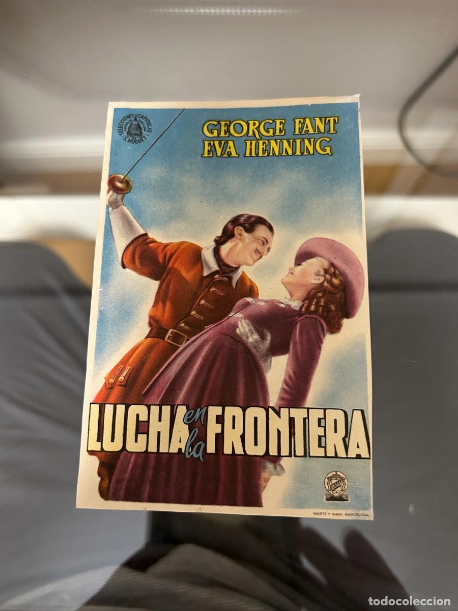 Folhetos de m&atilde;o de filmes antigos de cinema: &ordm;978 LUCHA EN LA FRONTERA SIN PUBLICIDAD BUEN ESTADO