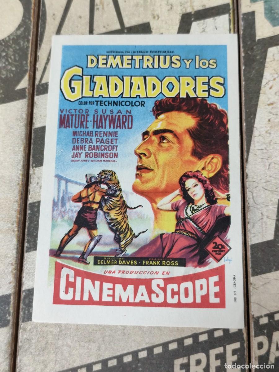 Cinema: Demetrius y los gladiadores con publicidad Palafox Zaragoza