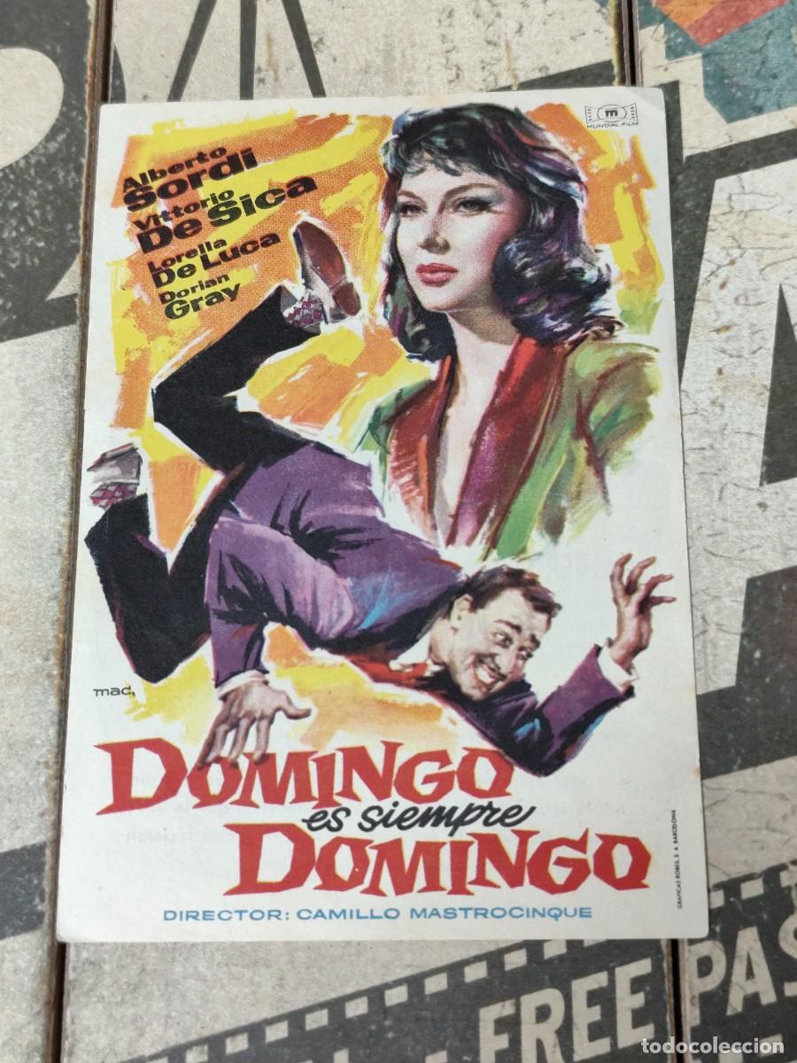 Cine: Domingo es siempre Domingo con publicidad Alc&aacute;zar Borras