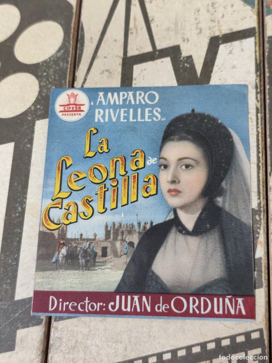  Foglietti di film di film antichi di cinema: La leona de Castilla doble con publicidad Gran Teatro Huelva