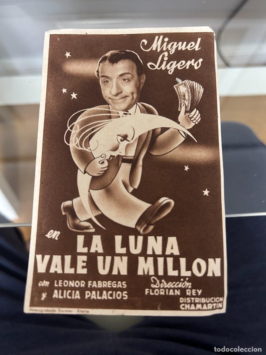  Flyers Publicitaires de films Anciens: &ordm;985 LA LUNA VALE UN MILLON SIN PUBLICIDAD BUEN ESTADO