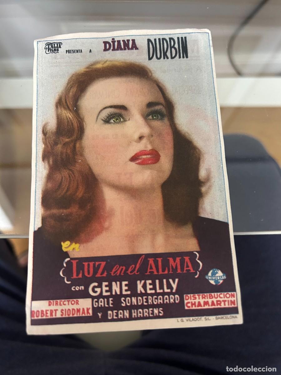 Kino: &ordm;987 LUZ EN EL ALMA CINE MONTERROSA REUS CON PUBLICIDAD BUEN ESTADO