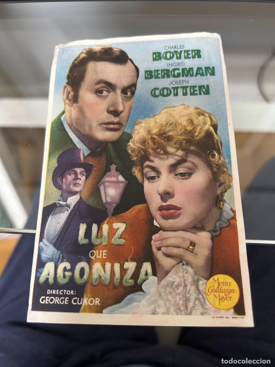 Kino: &ordm;989 LUZ QUE AGONIZA CINEMA DIANA LOGRO&Ntilde;O CON PUBLICIDAD BUEN ESTADO