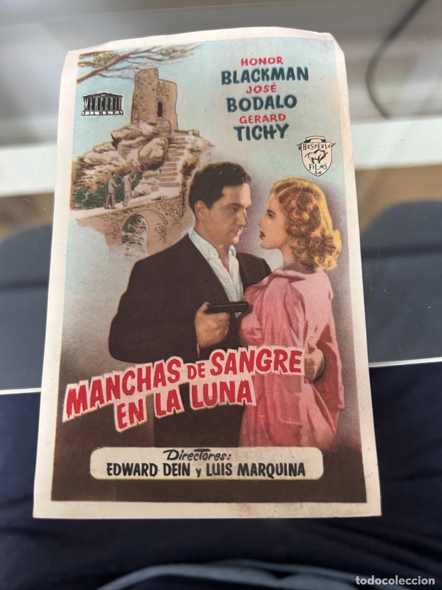 Cine: &ordm;1000 MANCHAS DE SANGRE EN LA LUNA SIN PUBLICIDAD BUEN ESTADO