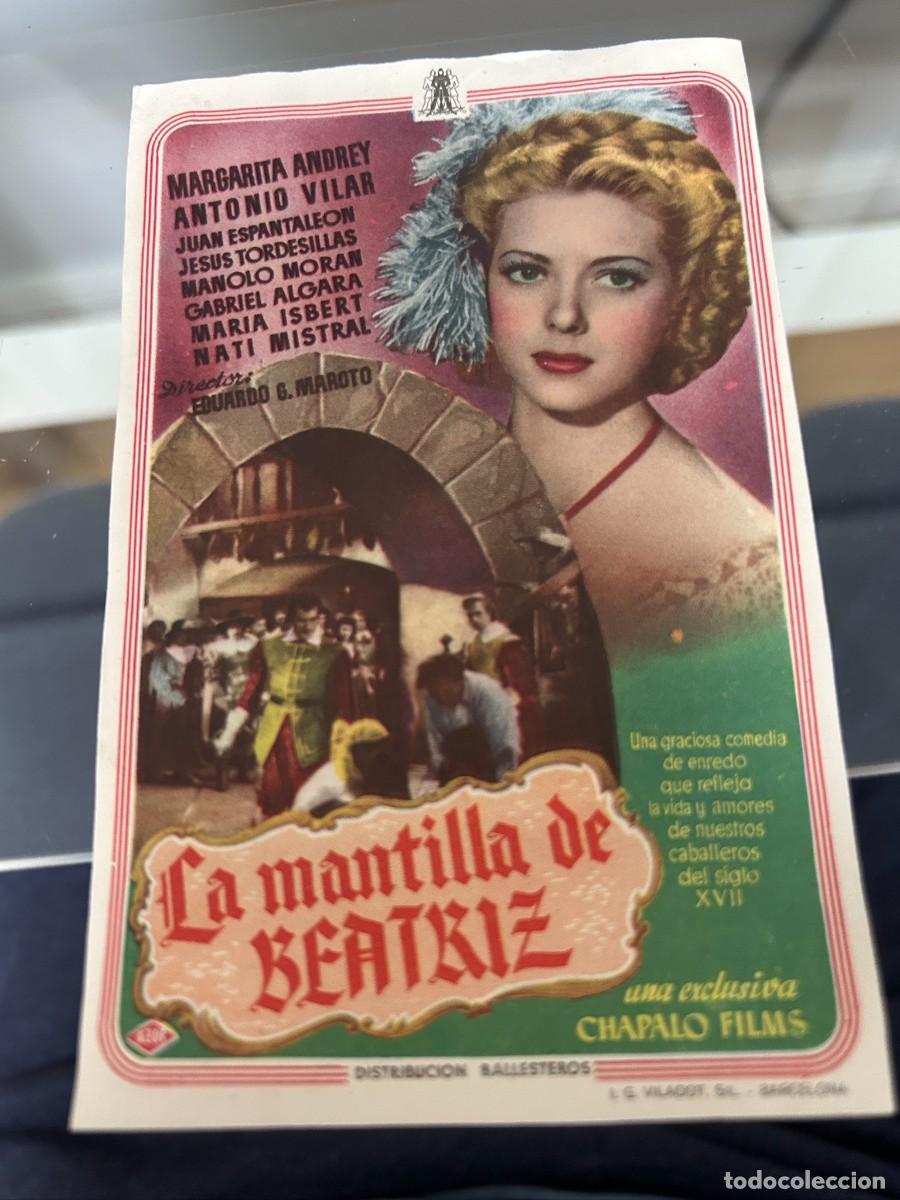 Cinema: &ordm;1009 LA MANTILLA DE BEATRIZ SIN PUBLICIDAD BUEN ESTADO